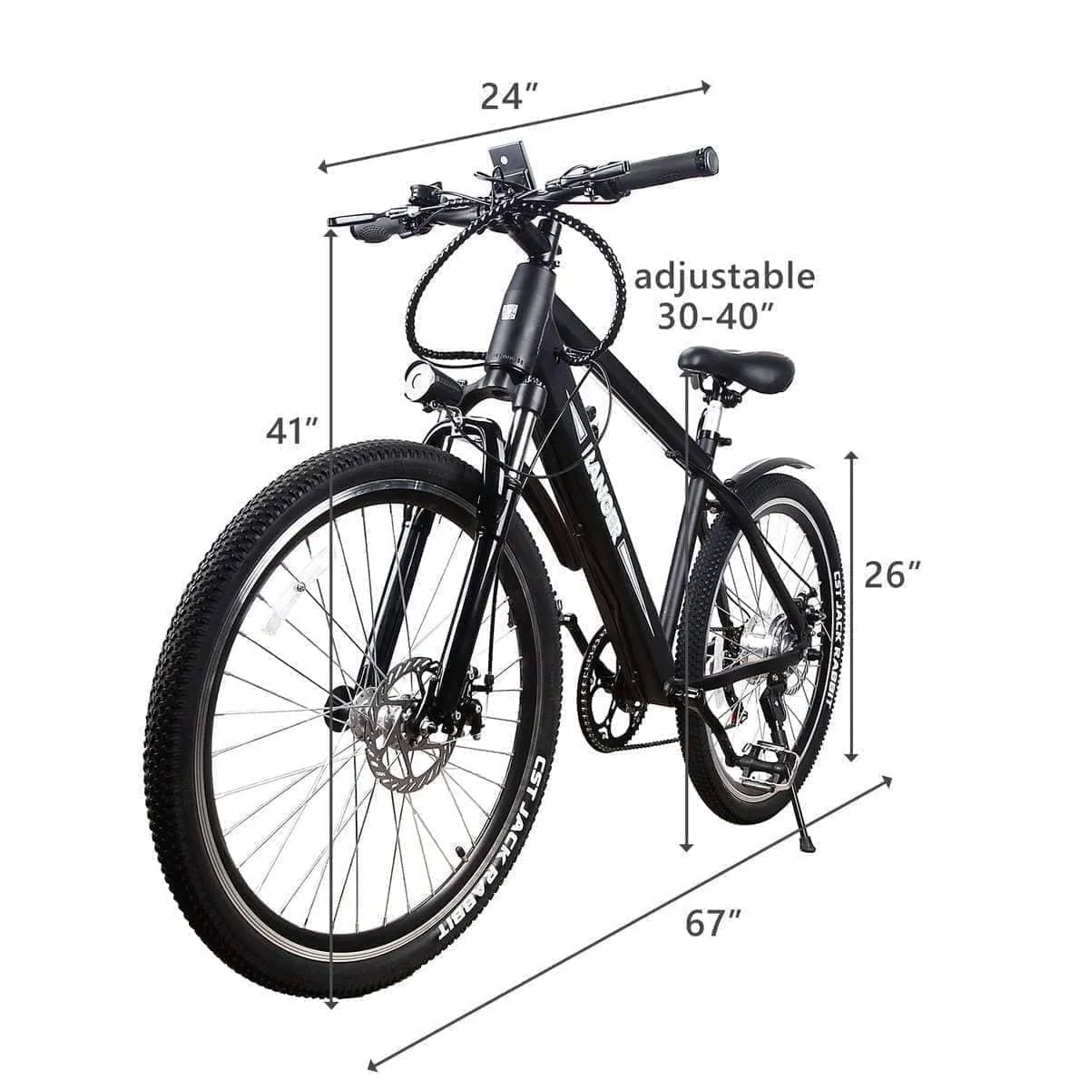 Nakto Ranger 36V 26" Electric Mountain Bicycle