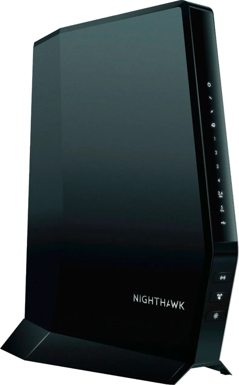 NETGEAR - Nighthawk AX2700 Router with 32 x 8 DOCSIS 3.1 Cable Modem - Black