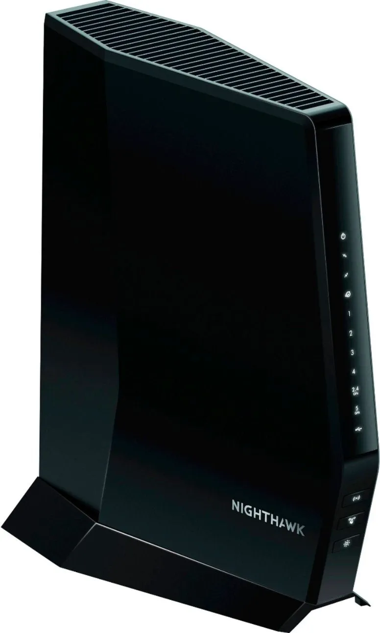 NETGEAR - Nighthawk AX2700 Router with 32 x 8 DOCSIS 3.1 Cable Modem - Black