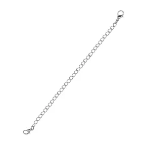 Obsession Necklace Extender Encased in 18k White Gold - 130mm