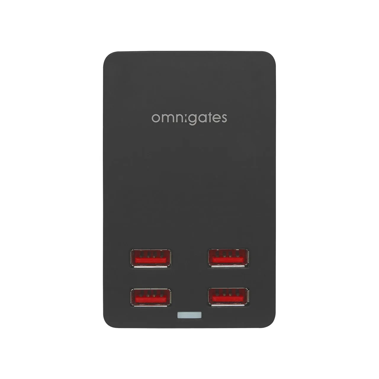 Omnigates Mach 4-Port USB Smart Charger, 5V/2.4A w. Smart IC