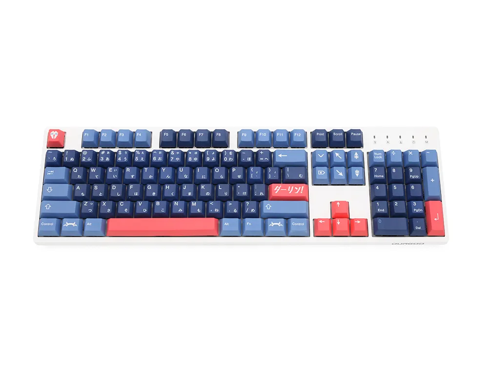 OMO DARLING フランクス CHERRY PROFILE ALL OVER DYE SUB KEYCAP FOR MECHANICAL KEYBOARD GH60 87 104 TKL BM60 XD64 XD68 BM65 BM68