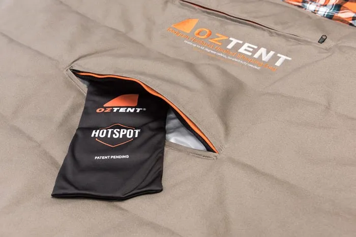 Oztent Redgum HotSpot™ XL Heated Sleeping Bag