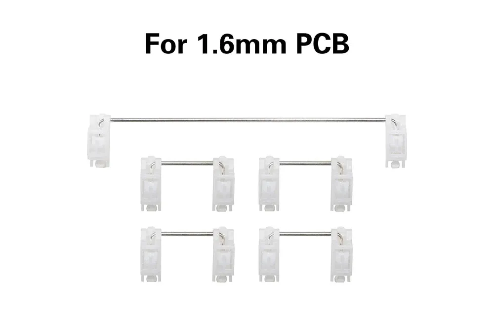 PAIGU MAIZ PCB Stabilizer for Gaming Mechanical Keyboard gh60 for 1.2mm PCB 1.6mm Clip In PCB CSTC40 60 68 75 84 White Black