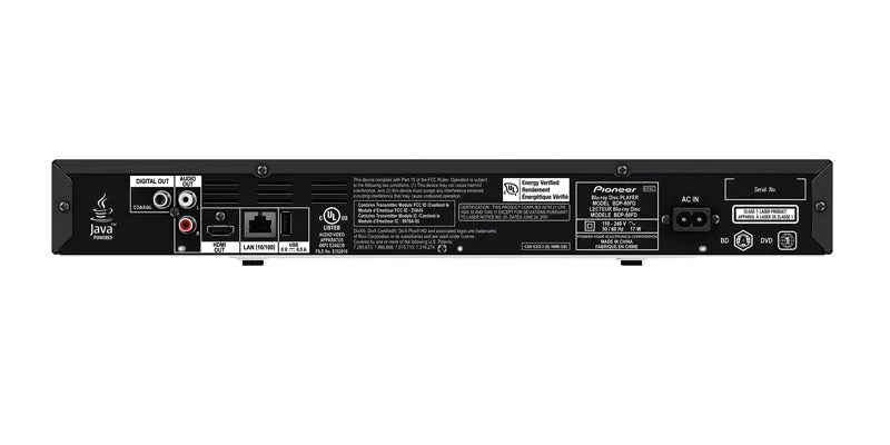 Pioneer BDP-80FD Elite Multi Region Free DVD Blu-ray disc Player - 3D Support