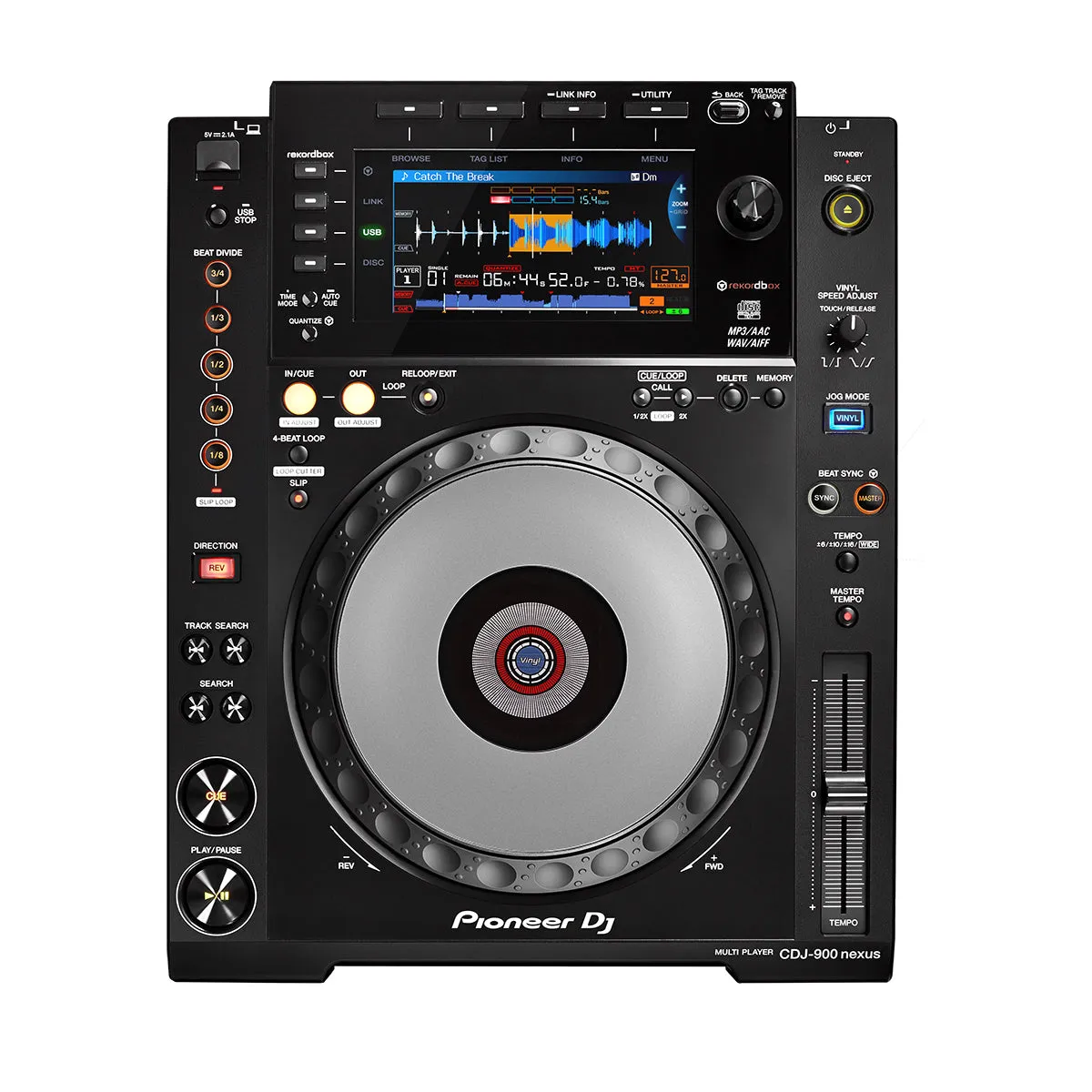 Pioneer DJ CDJ-900NXS Performance DJ Multi Player with Disc Drive