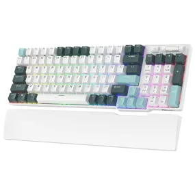 RK96 Wireless Hot-Swappable RGB Keyboard, Camp Green