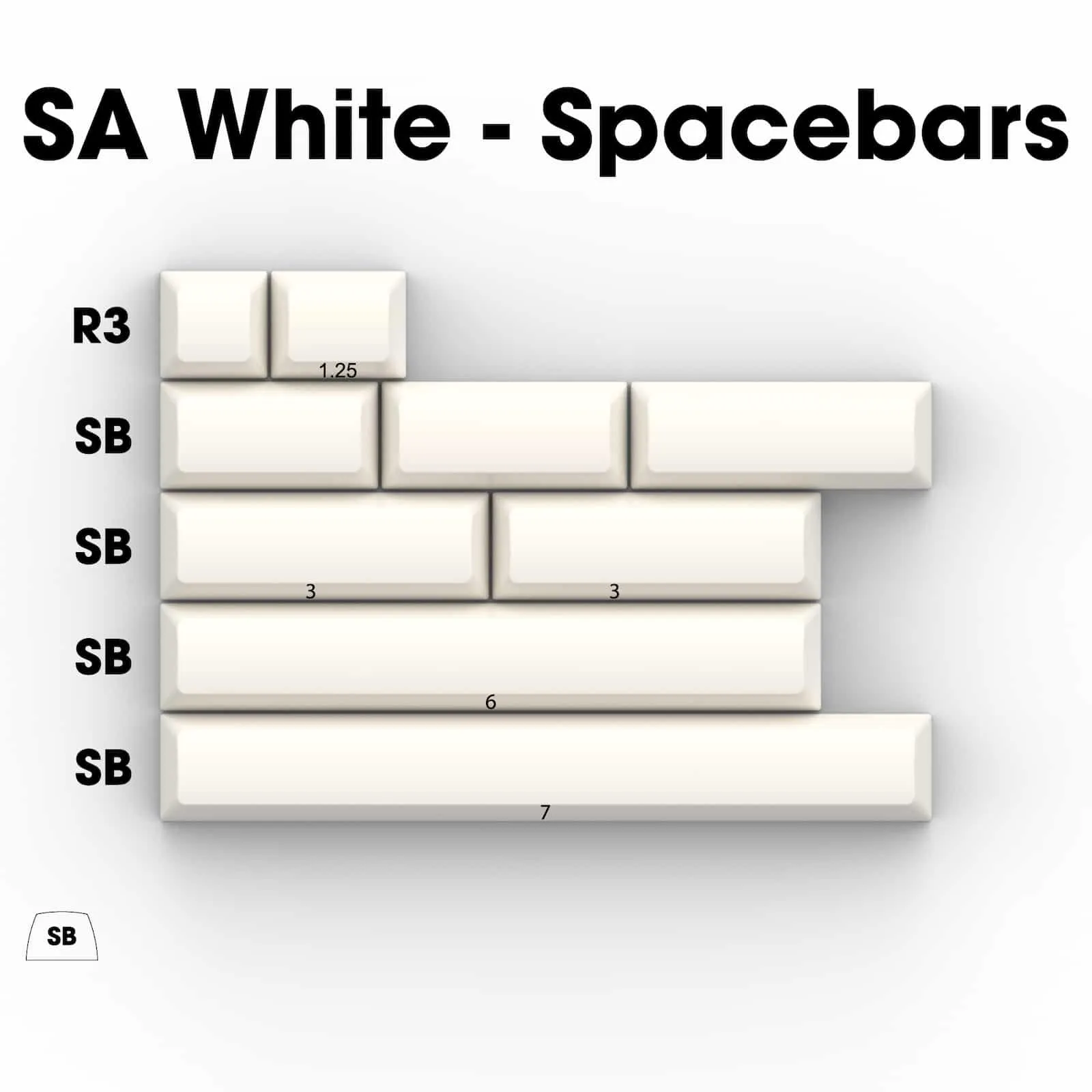 SA Black on White