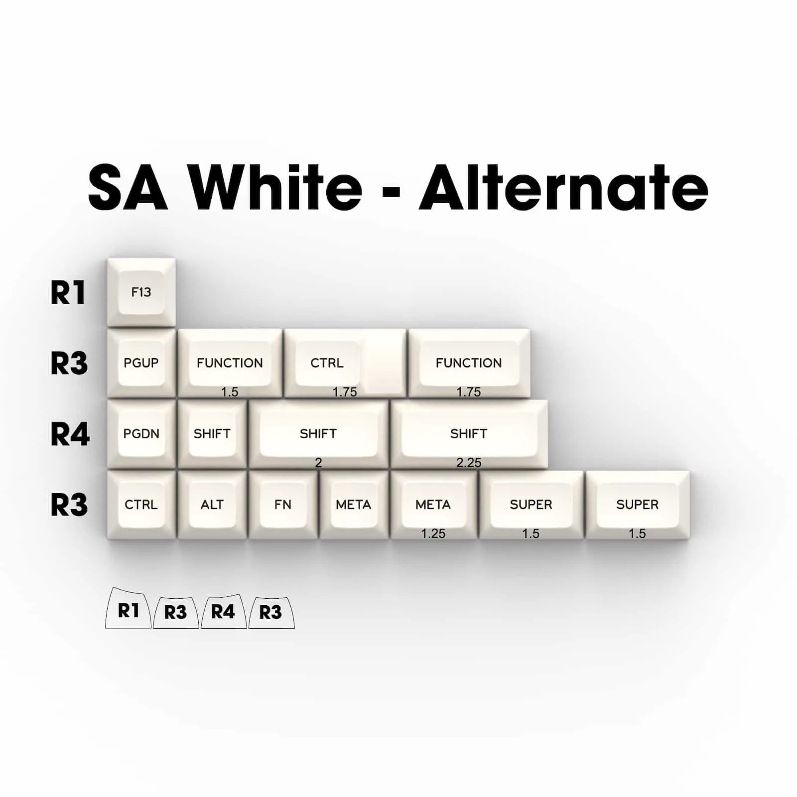 SA Black on White