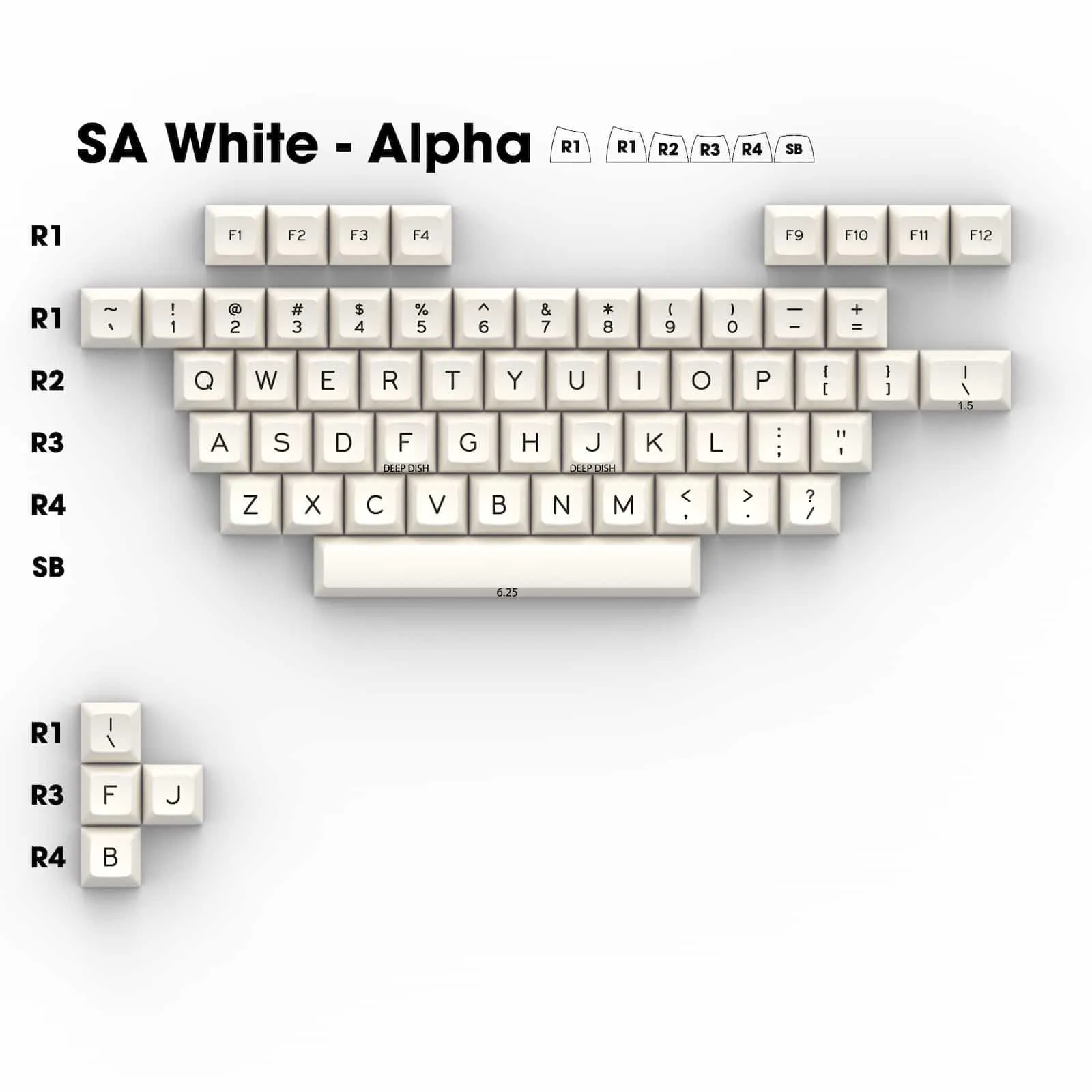 SA Black on White