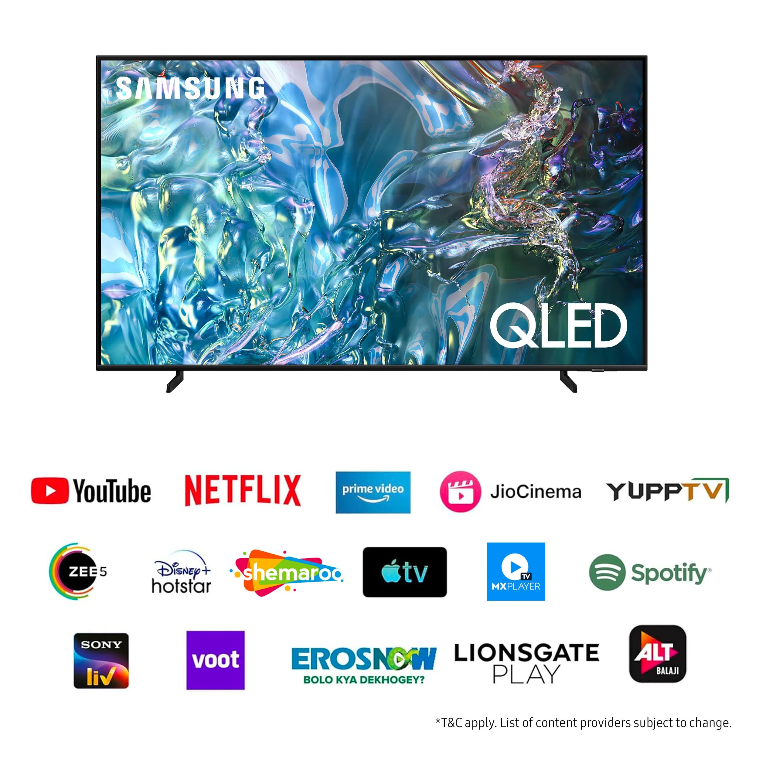 Samsung 108 cm (43 inches) 4K Ultra HD Smart QLED TV QA43Q60DAULXL (Black)