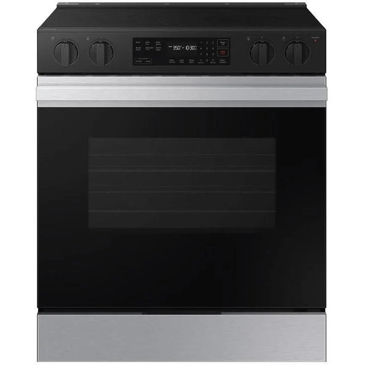 Samsung 6.3 cu. ft. Bespoke Smart Slide-In Electric Range NSE6DG8100SR/AC