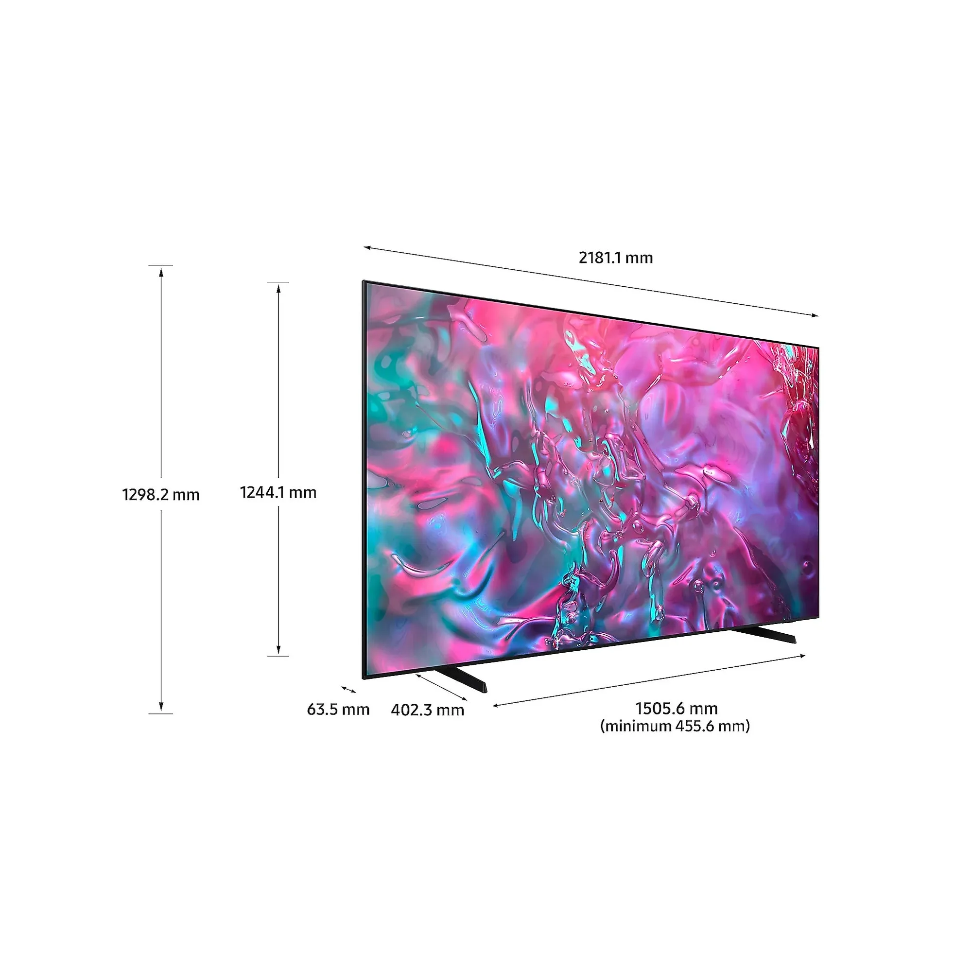 Samsung 98" Crystal UHD DU9000 4K Tizen OS Smart TV