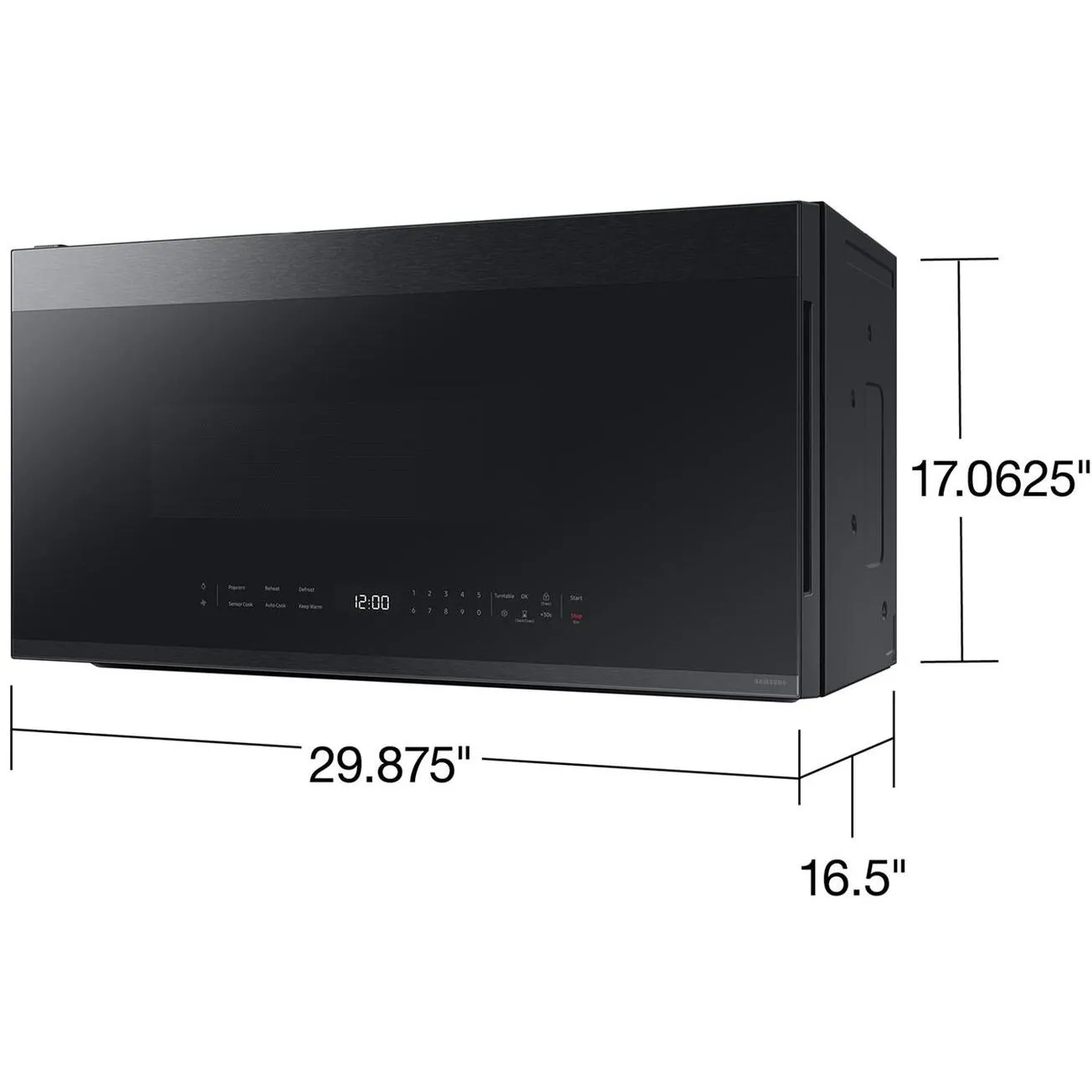 Samsung Bespoke Smart 30-inch, 2.1 cu. ft. Over-the-Range Microwave ME21DG6500MT/AC