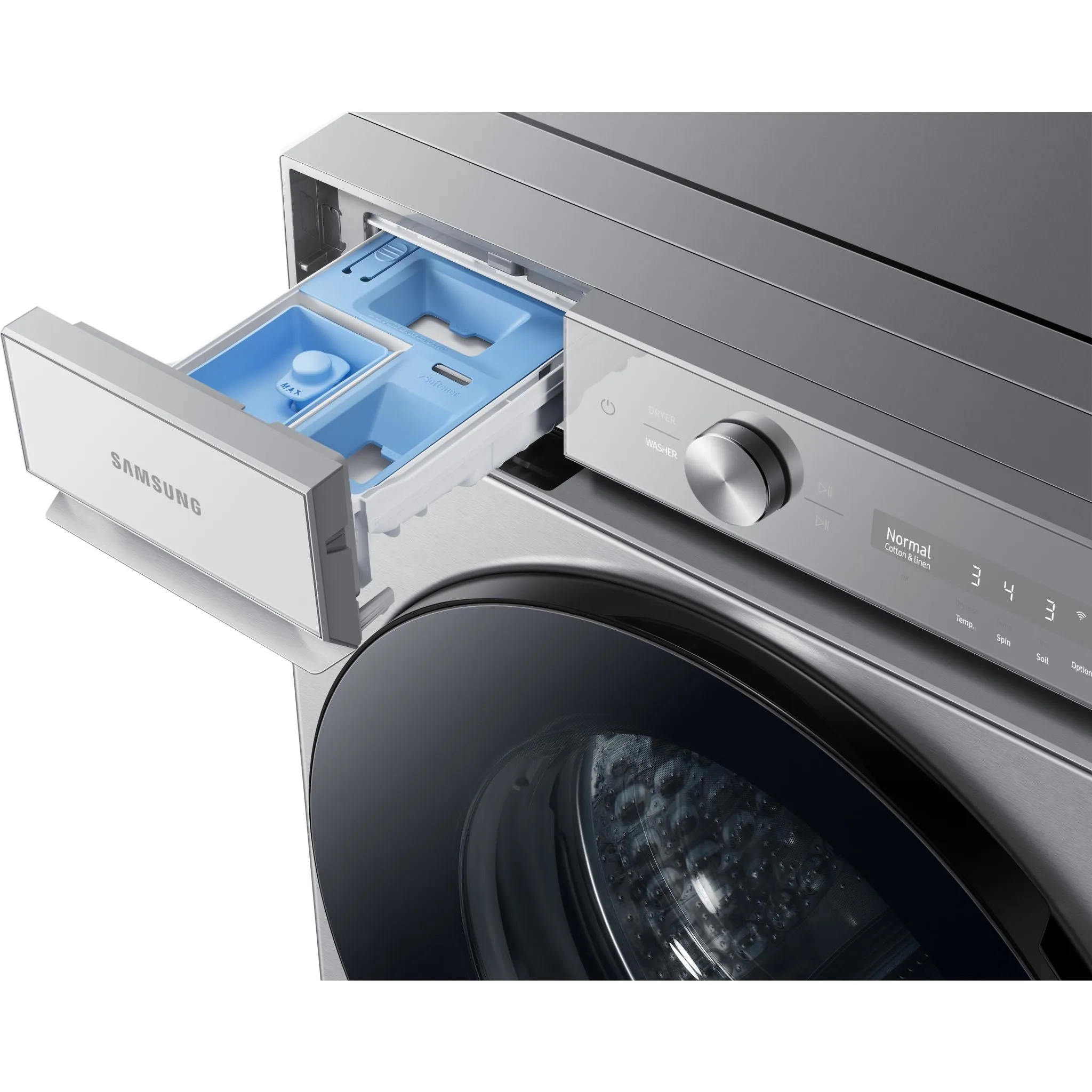 Samsung Front Load Washer (WF53BB8700ATUS) - Stainless Steel