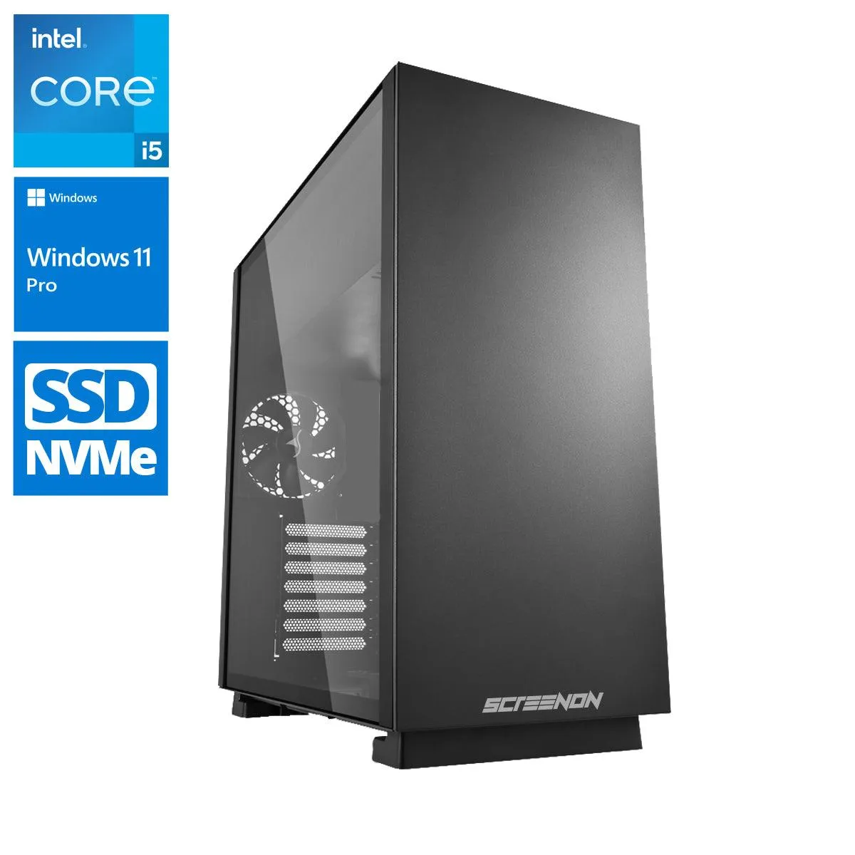 ScreenON - Intel Core i5 - 240GB SSD - GTX 1650 4GB - Home / Office PC.Z30920   WiFi & Bluetooth