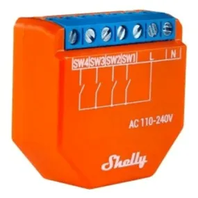 Shelly Plus i4 Wi-Fi Operated 4 Digital Inputs Controller