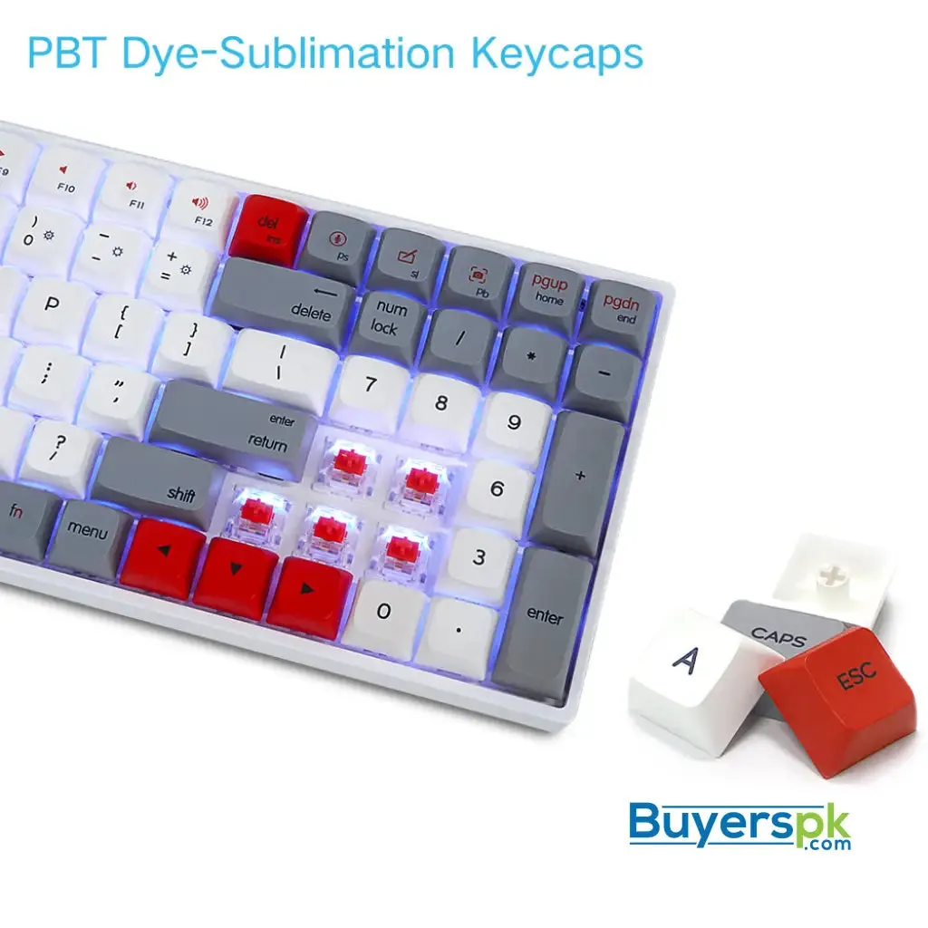 Sk96s Retro (pbt Keycaps) Switches: Red