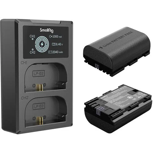 SmallRig 3821 LPE6NH Camera Battery and Charger Kit