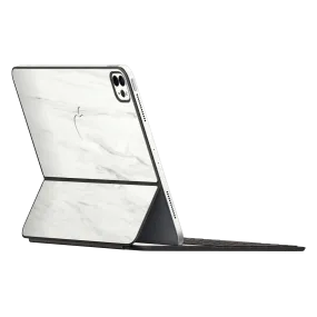 Smart Keyboard FOLIO for iPad Pro 12.9" LUXURIA White MARBLE Skin