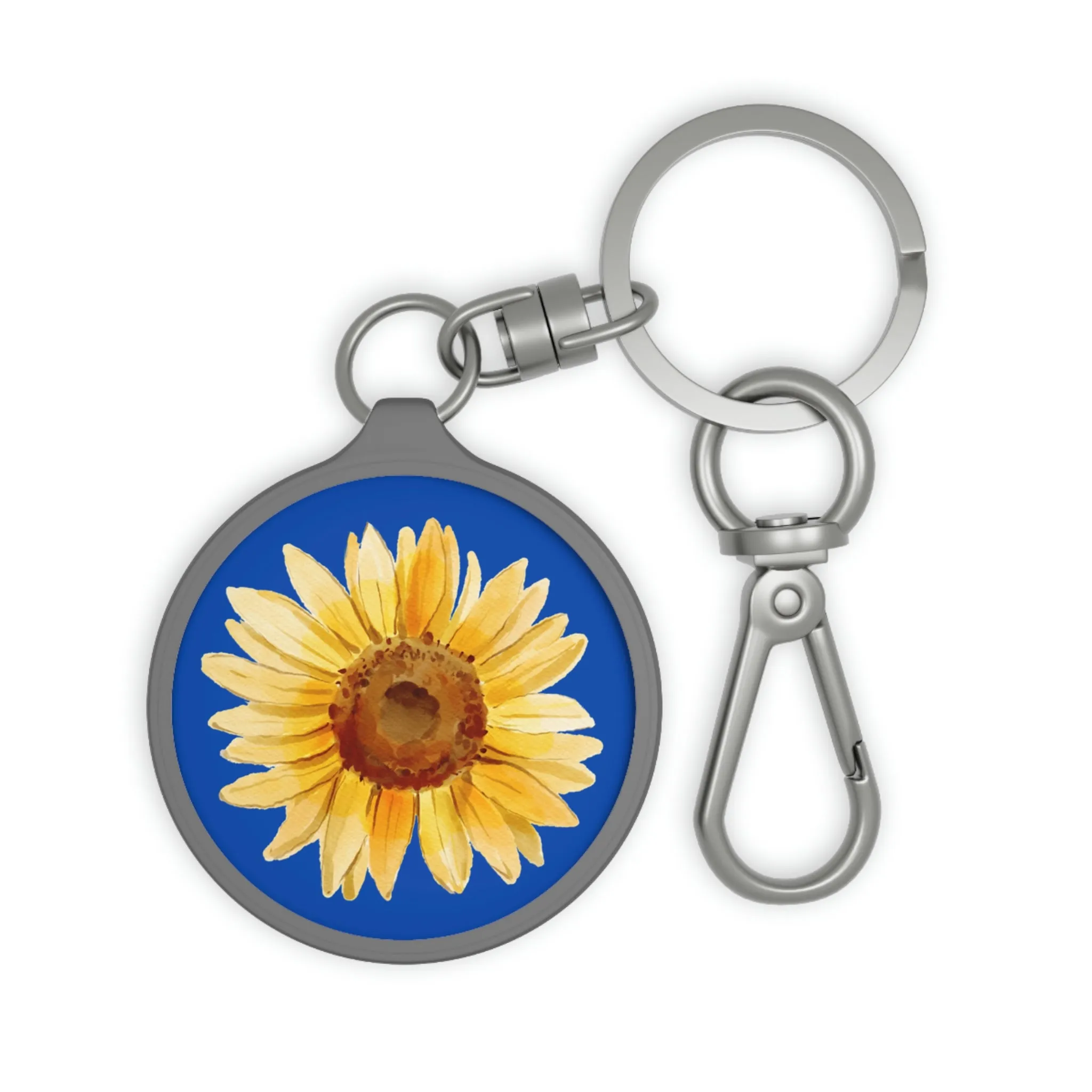 Sunflower Keyring Tag