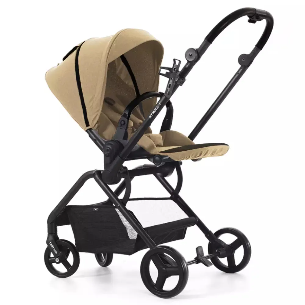 Teknum Stroll-1 Reversible Travel Stroller (Khaki)