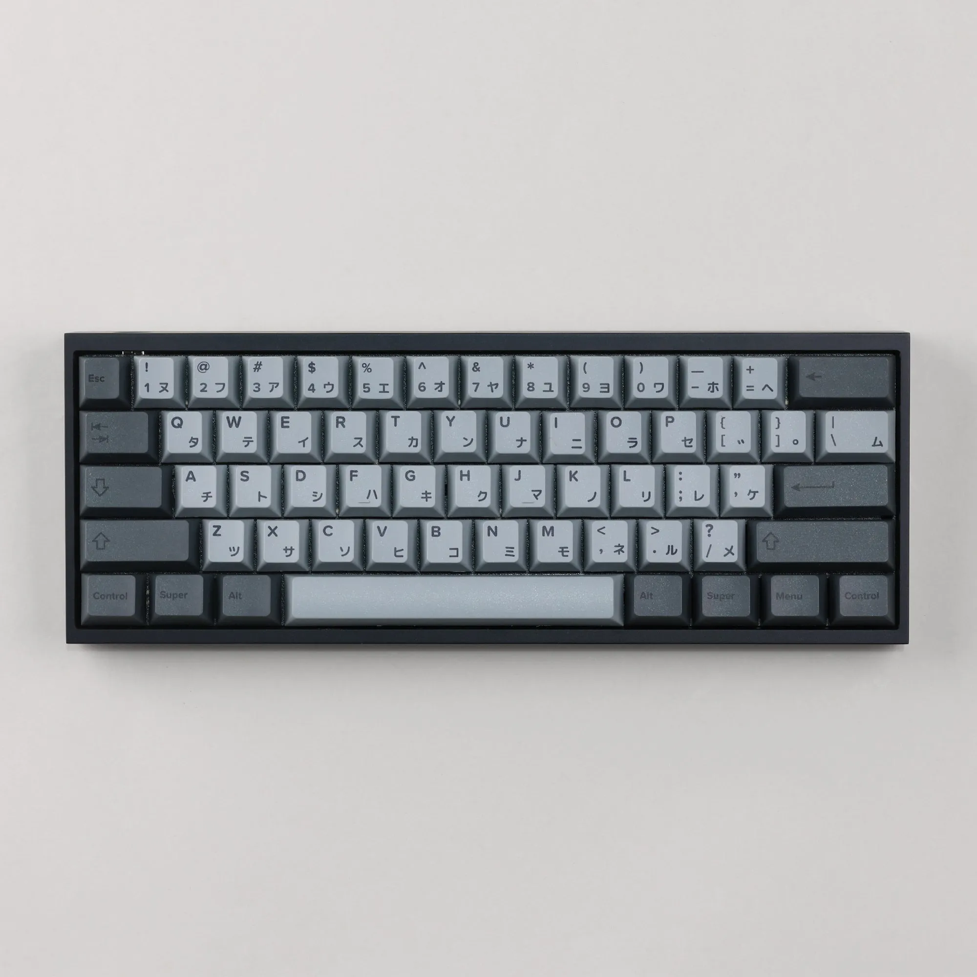 Tofu60 DZ60RGB ANSI Mechanical Keyboard With Cement Grey Japanese PBT Keycaps