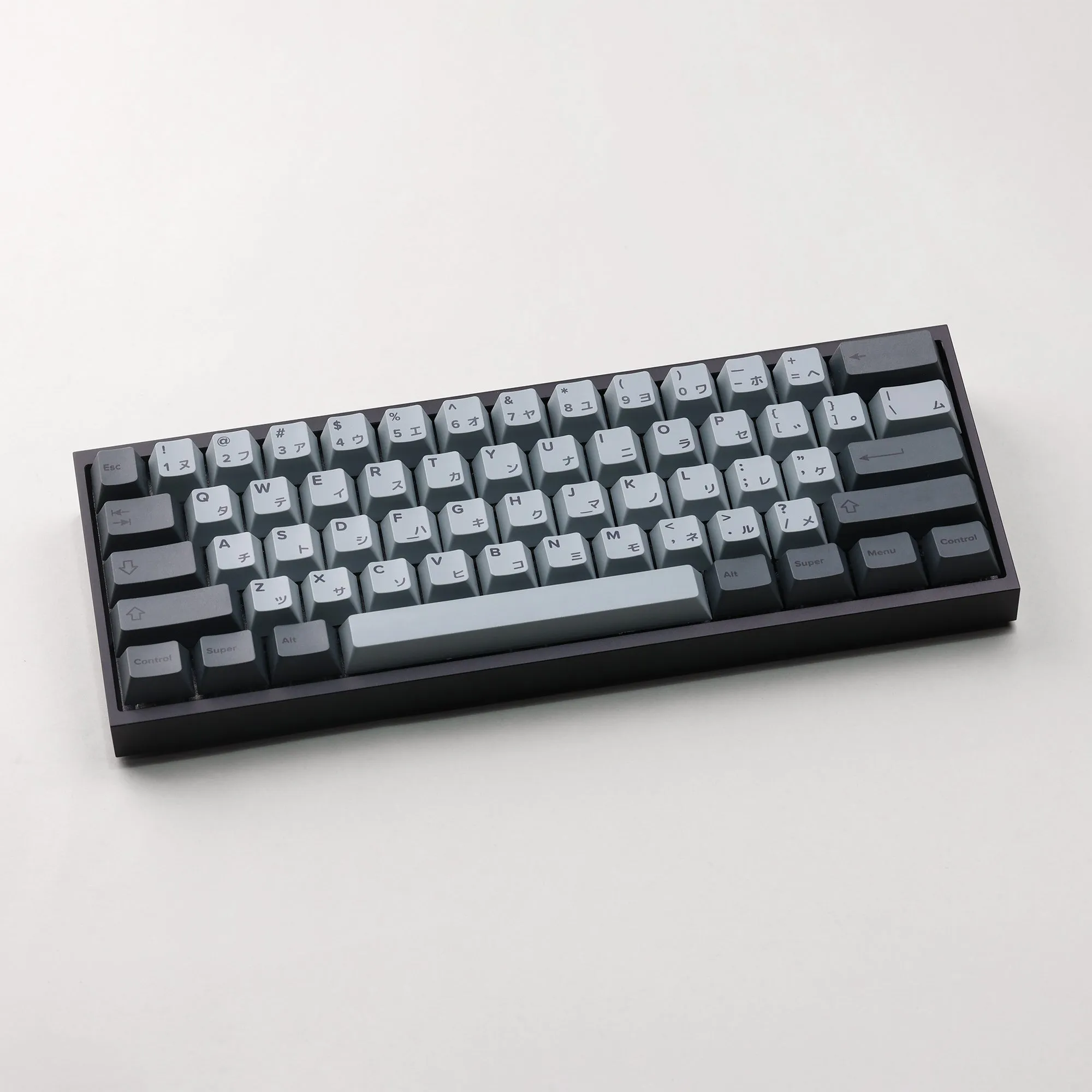 Tofu60 DZ60RGB ANSI Mechanical Keyboard With Cement Grey Japanese PBT Keycaps