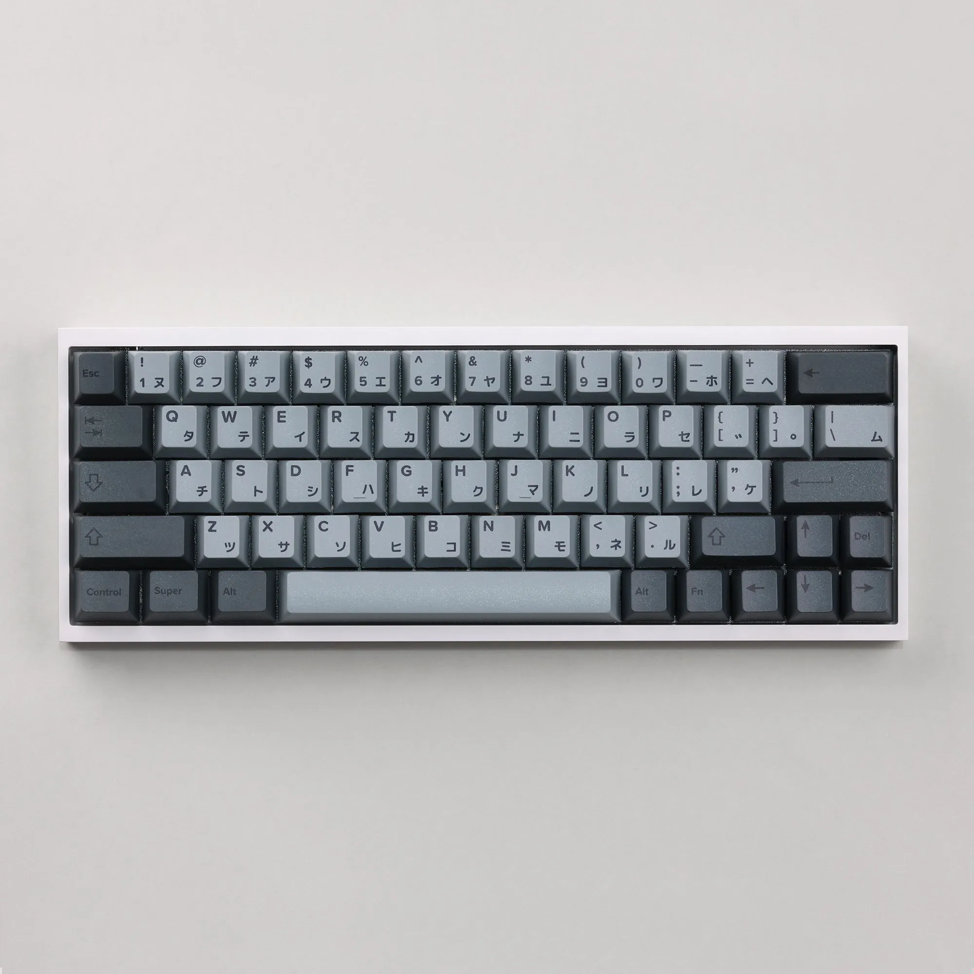 Tofu60 Mechanical Keyboard With Cement Grey Japanese PBT Keycaps