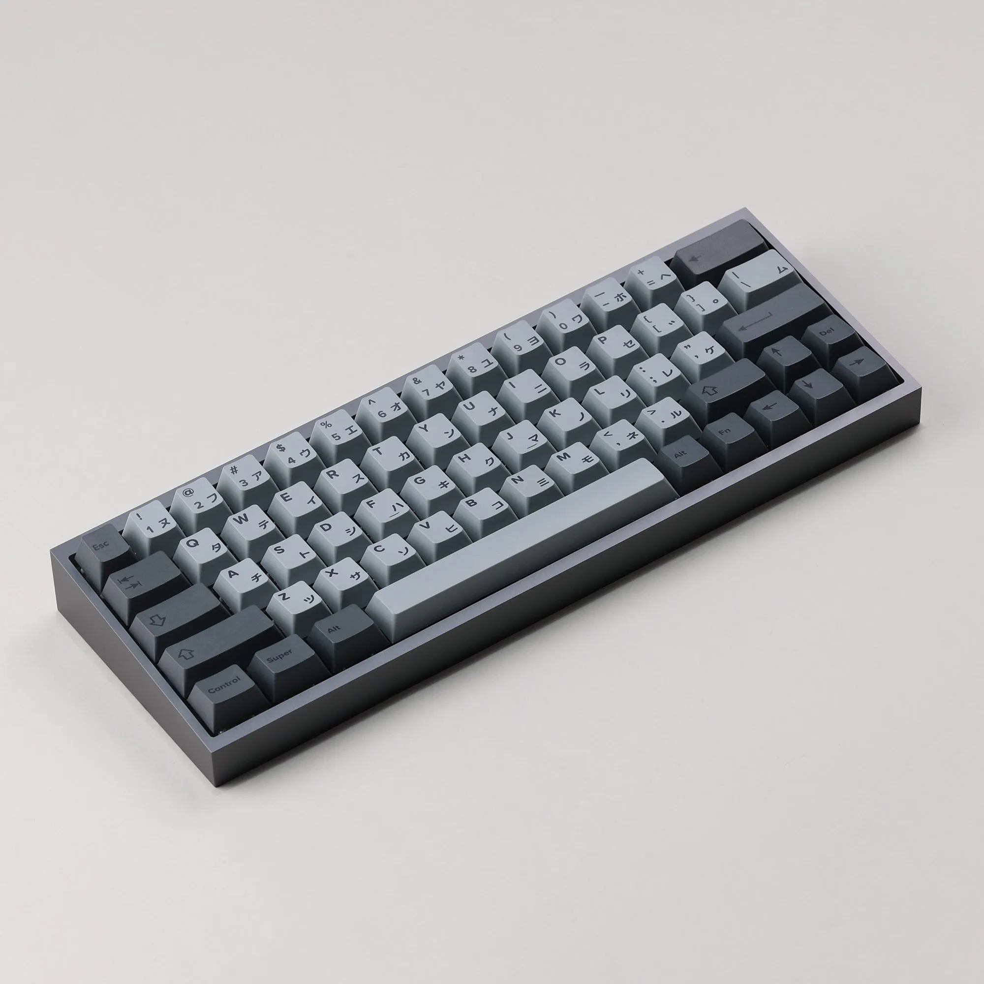 Tofu60 Mechanical Keyboard With Cement Grey Japanese PBT Keycaps