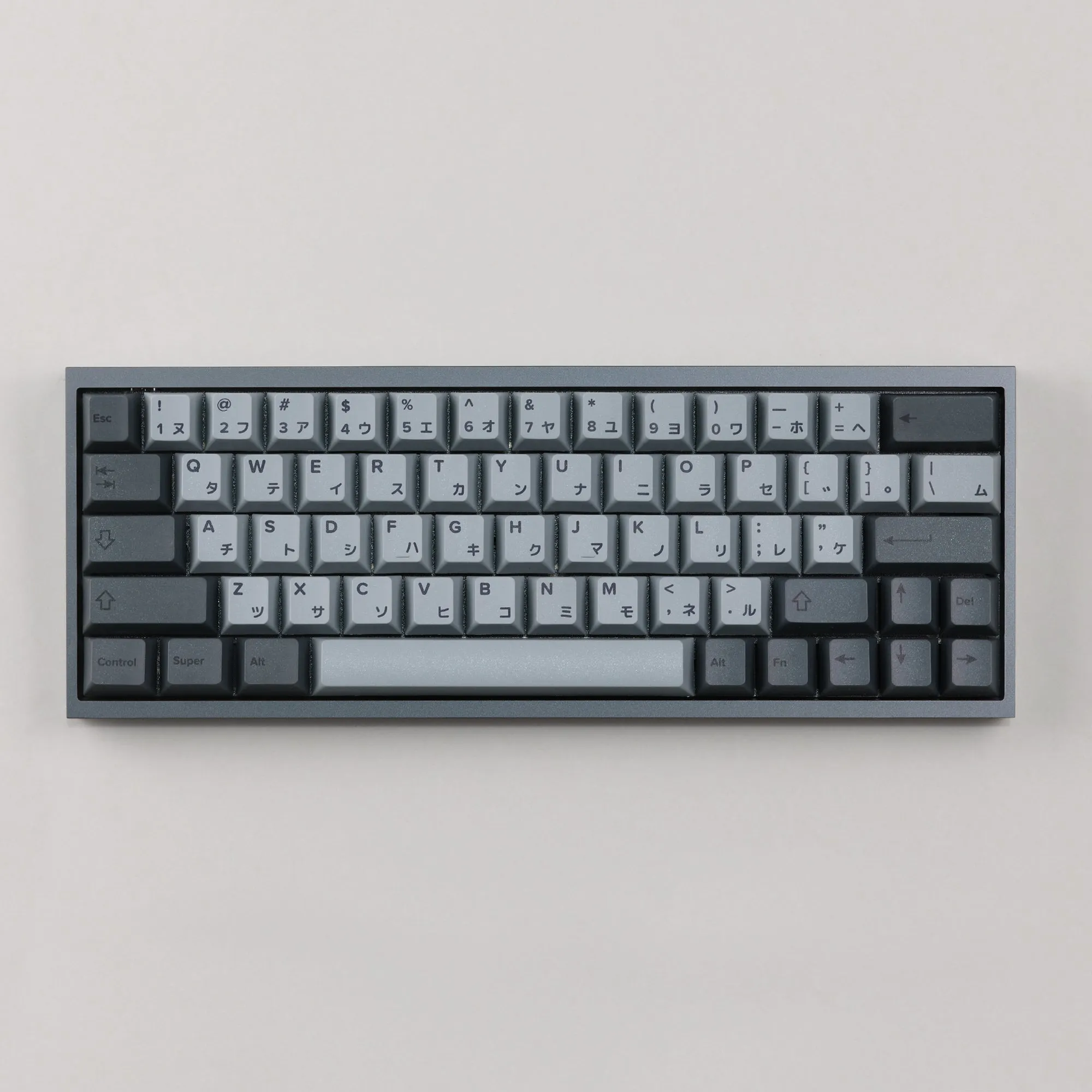 Tofu60 Mechanical Keyboard With Cement Grey Japanese PBT Keycaps