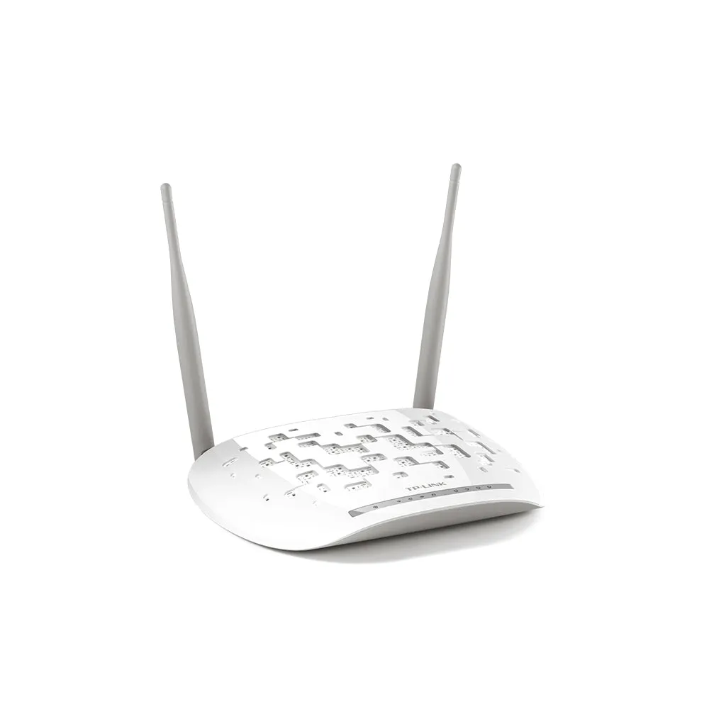 TP-Link TD-W8961N 300Mbps Wireless N ADSL2  Modem Router with 300Mbps at 2.4GHz, ADSL 24/3.3Mbps, 4 Fast Ethernet LAN Ports, RJ11 Port, 2x 5dBi Omni-Directional Fixed Antennas, Annex A, IPTV