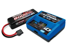 Traxxas 4S 5000mAh Battery / iD Charger Completer Pack, 2996X