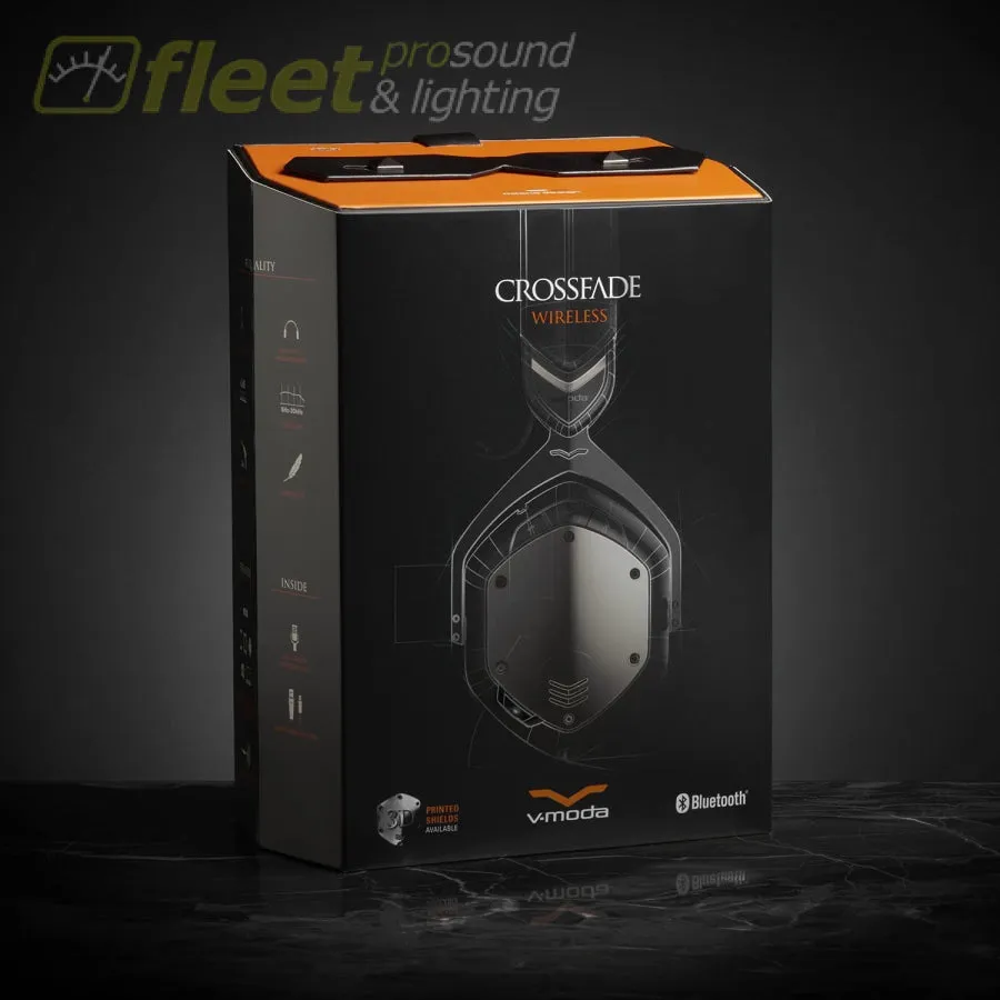 V-MODA XFBT3-MTBK Crossfade 3 Wireless Codex Matte Black Bluetooth Headphones