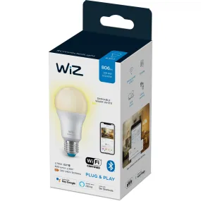 WiZ Warm to White Dimmable A60 E27 Smart Bulb